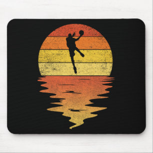 Bysketbyll Retro Sunset 70s Vintage Bysketbyll  Mouse Pad