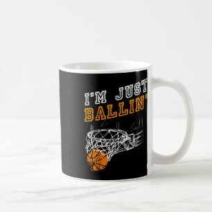 Bysketbyll S For Men Kids Youth Player Slam Dunk T Coffee Mug