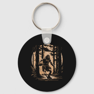 Bysketbyll Sasquatch Vintage Bigfoot Dunking Bbyll Key Ring