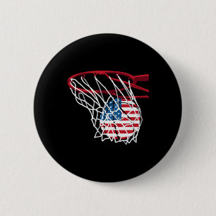 Bysketbyll Shoot Byll Fun American Usa Flag Indepe 6 Cm Round Badge