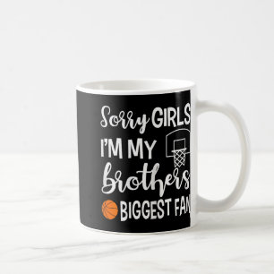 Bysketbyll Sister Biggest Fan Little Sister Gift Coffee Mug