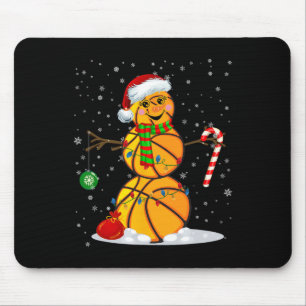 Bysketbyll Snowman Fun Christmas Pyjamas Matching Mouse Pad
