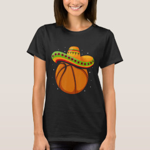 Bysketbyll Sombrero Cinco De Mayo Fiesta Sport Mex T-Shirt