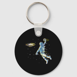Bysketbyll Space Astronaut Slam Dunk Jam Sports Hu Key Ring