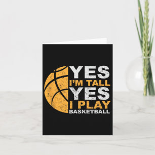 Bysketbyll Sports Byll Player Dad Mum Gifts For Bo Card