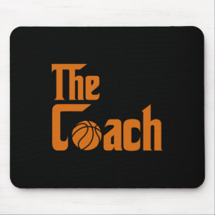 Bysketbyll Sports Player The Coach Mouse Pad