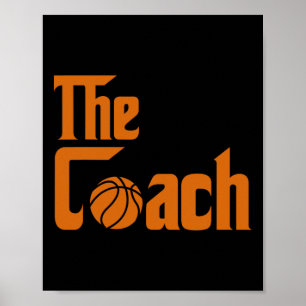 Bysketbyll Sports Player The Coach Poster