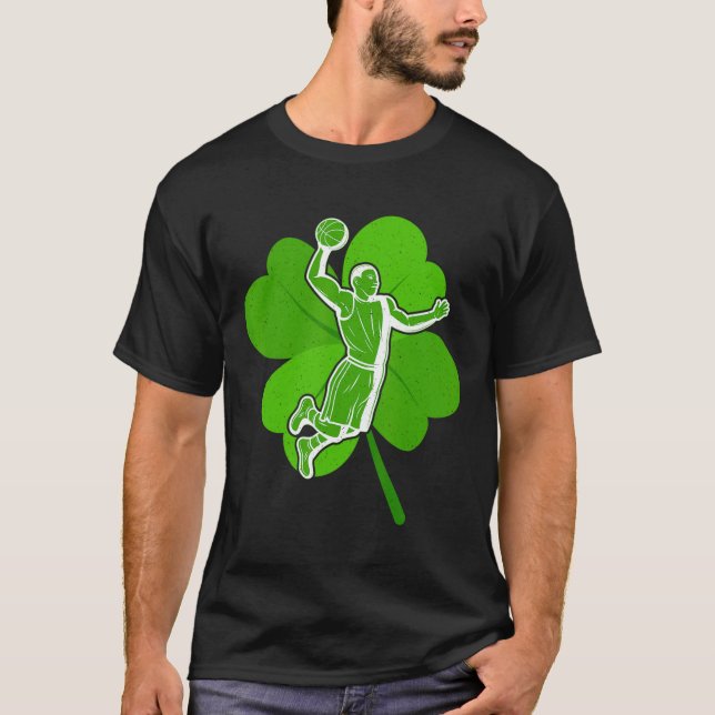 Bysketbyll Sports Shamrock St Patricks Day Men Wom T-Shirt (Front)