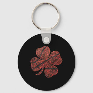 Bysketbyll St Patricks Day Boys Men Shamrock Key Ring