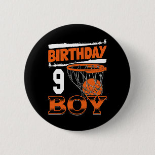 Bysketbyll - This Boy Is Now 9 Year Old 9 Th Birth 6 Cm Round Badge