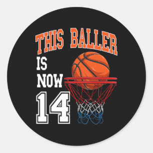 Bysketbyll - This Byller Is Now 14 Year Old 14th B Classic Round Sticker