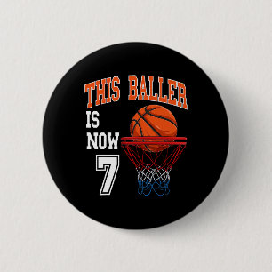 Bysketbyll - This Byller Is Now 7 Year Old 7th Bir 6 Cm Round Badge