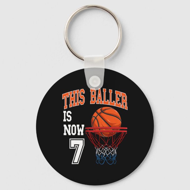 Bysketbyll - This Byller Is Now 7 Year Old 7th Bir Key Ring (Front)