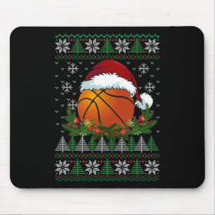 Bysketbyll Ugly Christmas Santa Hat Family Pyjamas Mouse Pad