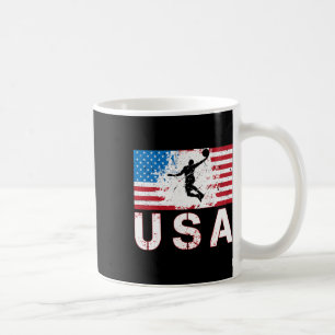 Bysketbyll Usa American Flag Us Bysketbyll Men Wom Coffee Mug
