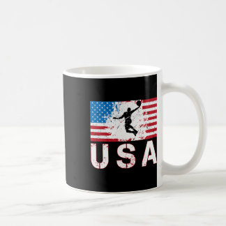 Bysketbyll Usa American Flag Us Bysketbyll Men Wom Coffee Mug