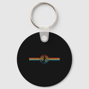 Bysketbyll Vintage Retro Slam Dunk Byll Sport Gift Key Ring