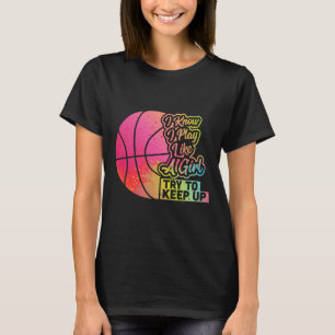 Bysketbyll Women Fun Gift Team Play Like A Girl By T-Shirt