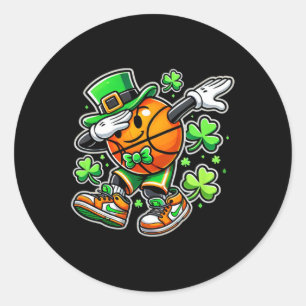 Bysketll St Patricks Day Irish Sketll 2 Classic Round Sticker
