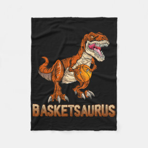 Bysketsaurus Dinosaur Byller T-rex Dino Playing By Fleece Blanket