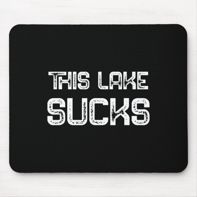 Byss Crappie Fish Lure Saying Funny Fishing This L Mouse Pad (Front)