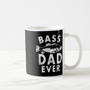 Byss Dad Ever Fishing Gifts Dad Father's Day Coffee Mug