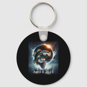 Byss Fish Solar Eclipse April 8 2025 Key Ring