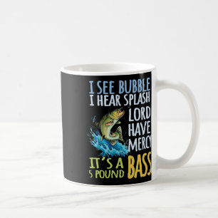 Byss Fishing Angling Sport Black Byss Fish Coffee Mug