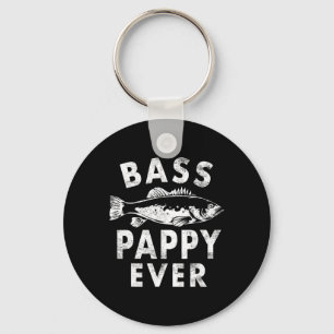 Byss Pappy Ever Fishing Gifts Pappy Father's Day  Key Ring