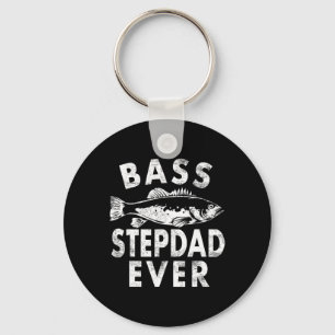Byss Stepdad Ever Fishing Gifts Step-dad Father's  Key Ring