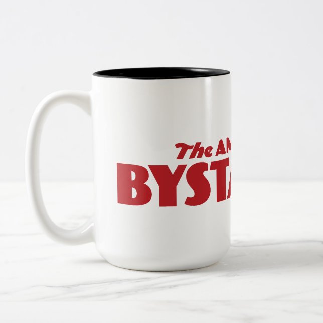 Bystander Red Logo Mug (Left)