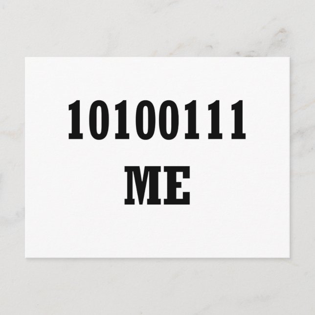 Byte me postcard (Front)