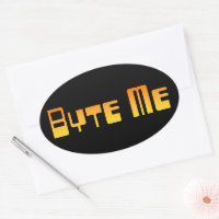 Byte Me Sticker