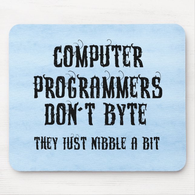 Byting Programmers Mouse Pad (Front)