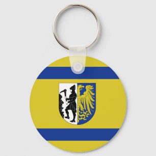 Bytom, Poland flag Key Ring