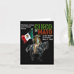 Byttle Of Puebla May 5 Mexican Cinco De Mayo Card