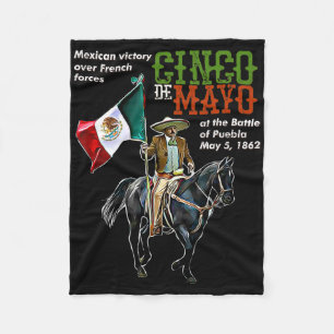 Byttle Of Puebla May 5 Mexican Cinco De Mayo  Fleece Blanket