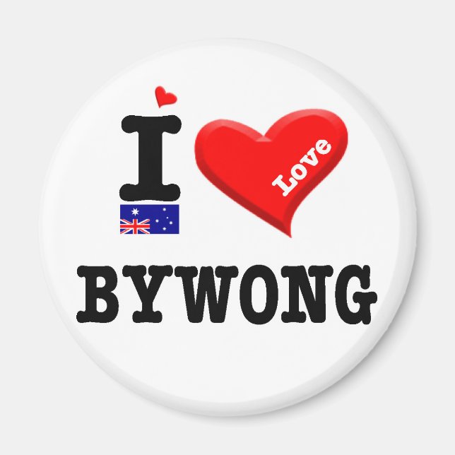 BYWONG - I Love Magnet (Front)