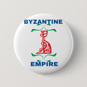 byzantine 6 cm round badge