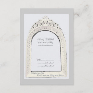 Byzantine Border RSVP Card
