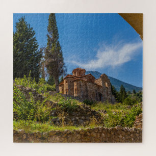 Byzantine church in mediaeval city of Mystras Jigsaw Puzzle