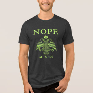 Byzantine Eagle Acts 5 29 Obey God Tee