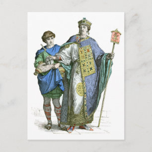 Byzantine Emperor Postcard