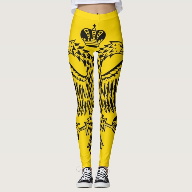 Byzantine Empire Flag Leggings (Front)