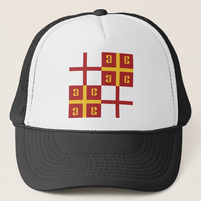 Byzantine Empire Flag Trucker Hat (Front)