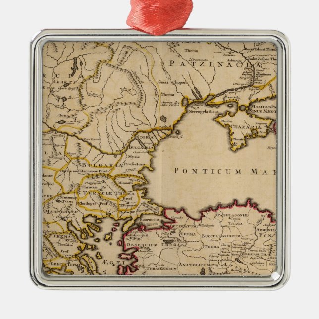 Byzantine Empire Metal Tree Decoration (Front)