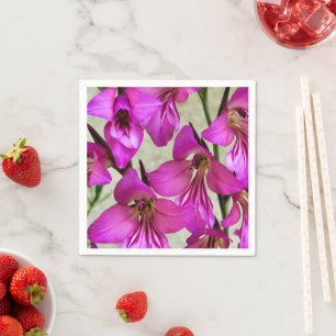 Byzantine Gladiolus Paper Napkins