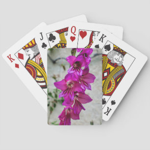 Byzantine Gladiolus Playing Cards