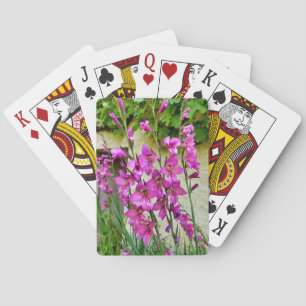 Byzantine Gladiolus Playing Cards