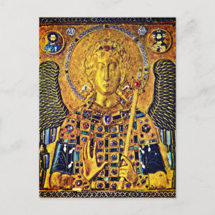 Byzantine icon of St Michael Postcard